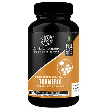 Dr. JPG Organic Turmeric Vegetarian Capsule - Classic Derma