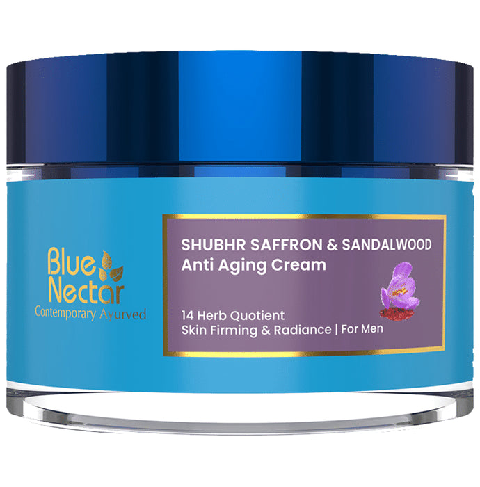 Blue Nectar Shubhr Saffron and Sandalwood Anti Aging Cream - Classic Derma