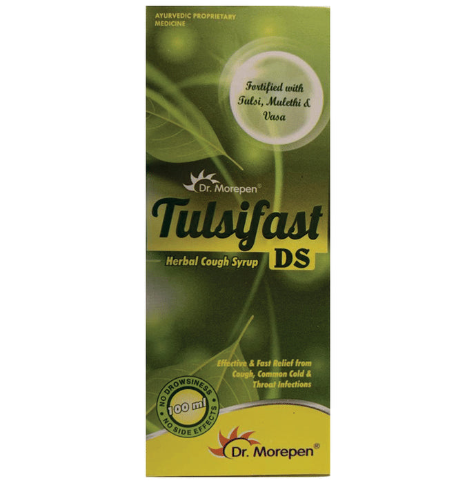 Dr. Morepen Tulsifast DS Herbal Cough Syrup - Classic Derma
