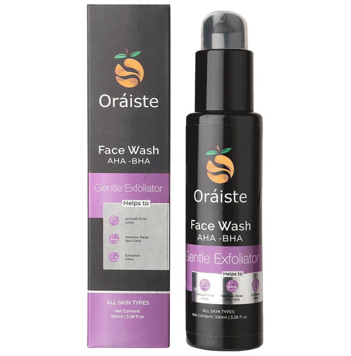 Buy Oraiste AHA-BHA Face Wash Online| Classic Derma – Classic Derma-UAE
