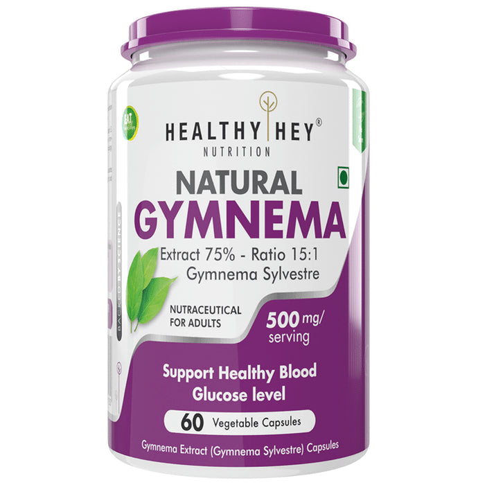 HealthyHey Nutrition Natural Gymnema Extract Vegetable Capsule - Classic Derma