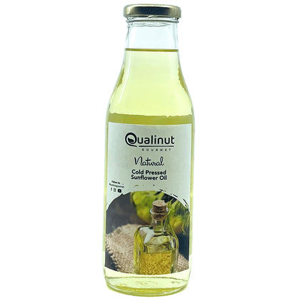 Qualinut Gourmet Natural Cold Pressed Sunflower Oil - Classic Derma