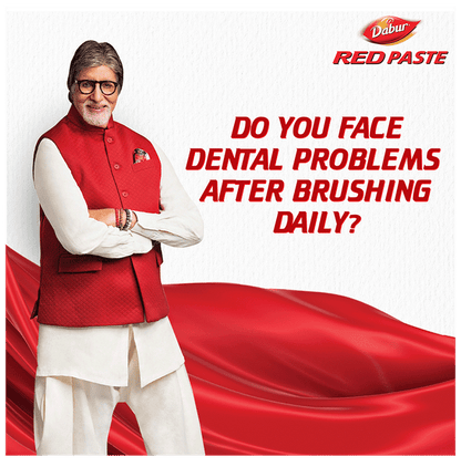Dabur Red Toothpaste for Complete Oral Care | Fluoride-Free | Buy 3 Get 1 Free 150gm Each