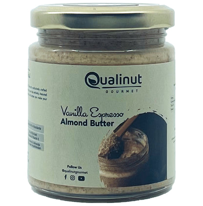 Qualinut Gourmet Vanilla Espresso Almond Butter - Classic Derma