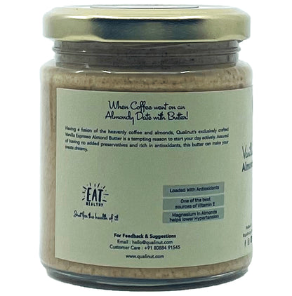 Qualinut Gourmet Vanilla Espresso Almond Butter