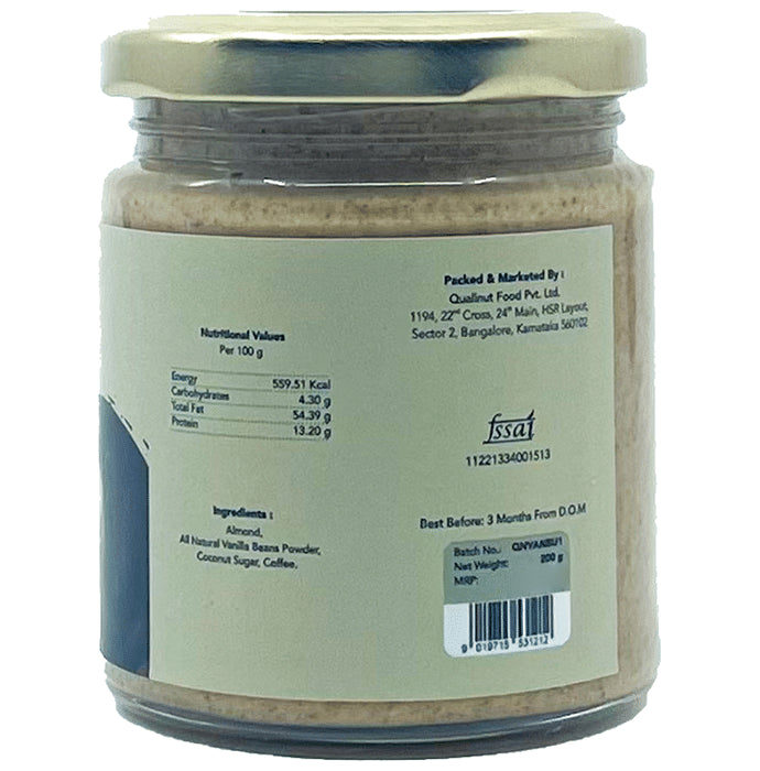 Qualinut Gourmet Vanilla Espresso Almond Butter