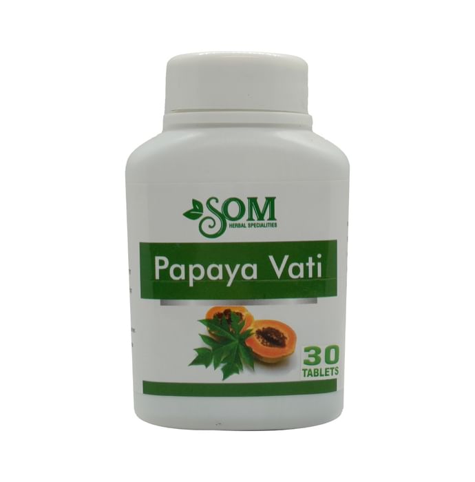 Som Herbal Specialities Papaya vati Tablet - Classic Derma