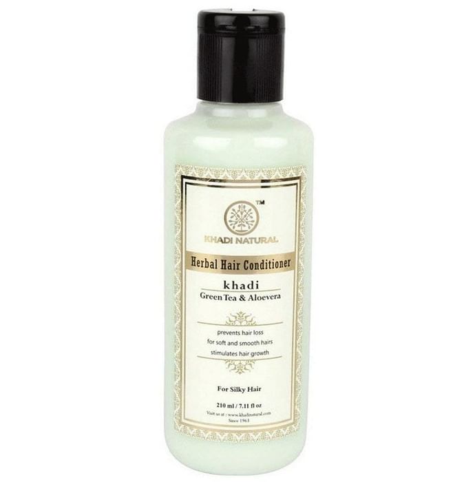 Khadi Herbal Green Tea Aloevera Hair Conditioner - Classic Derma