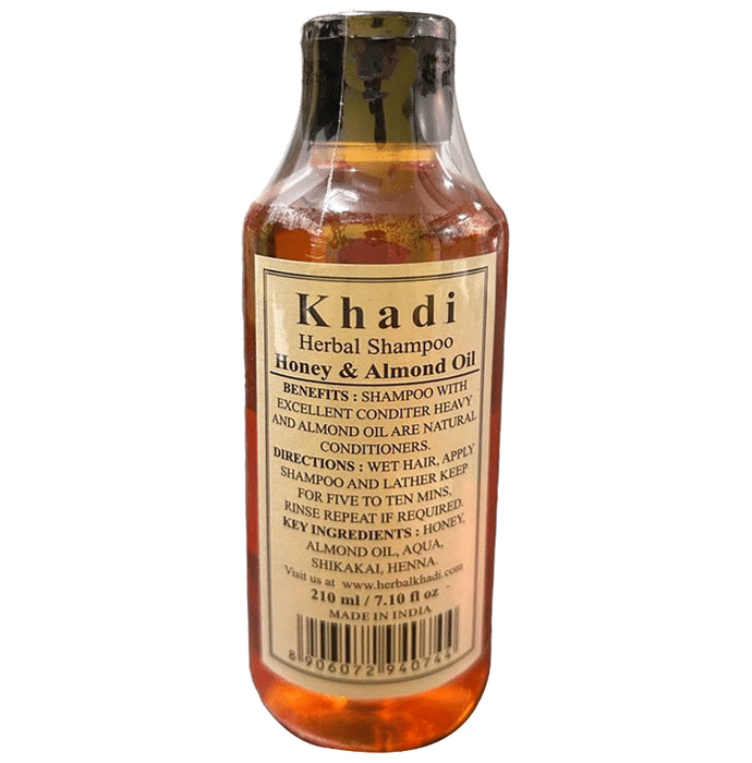 Khadi Herbal Honey & Almond Oil Shampoo - Classic Derma