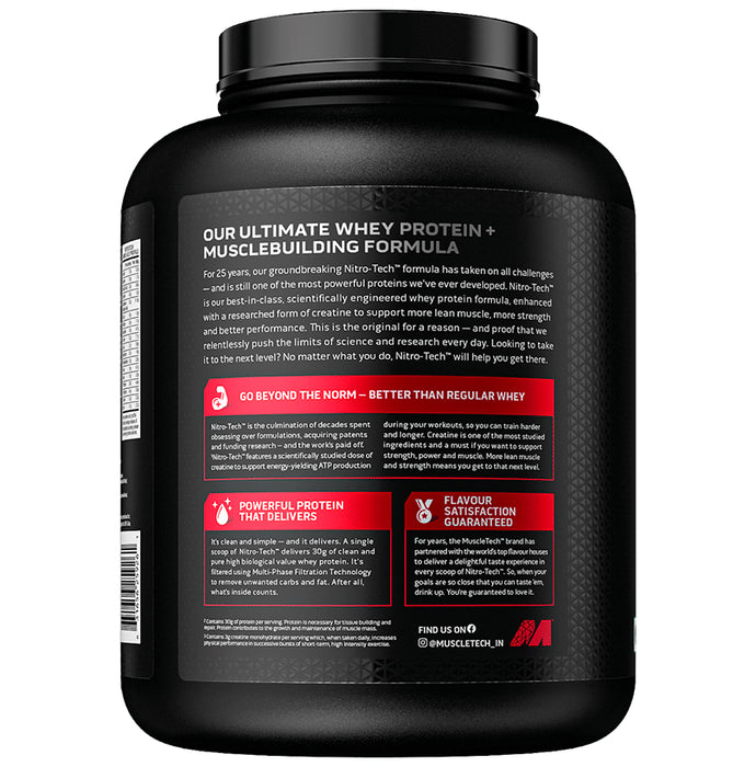 Buy Muscletech Nitrotech Whey Protein Powder Vanilla Online | Classic ...