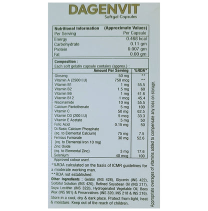 Dagenvit Softgel Capsule