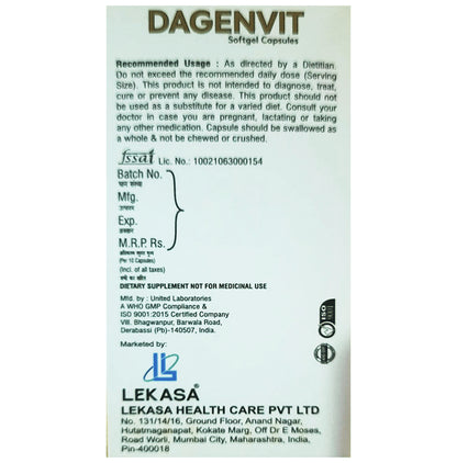 Dagenvit Softgel Capsule