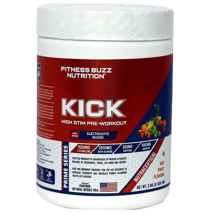 Fitness Buzz Nutrition Kick Powder Mix Fruit - Classic Derma