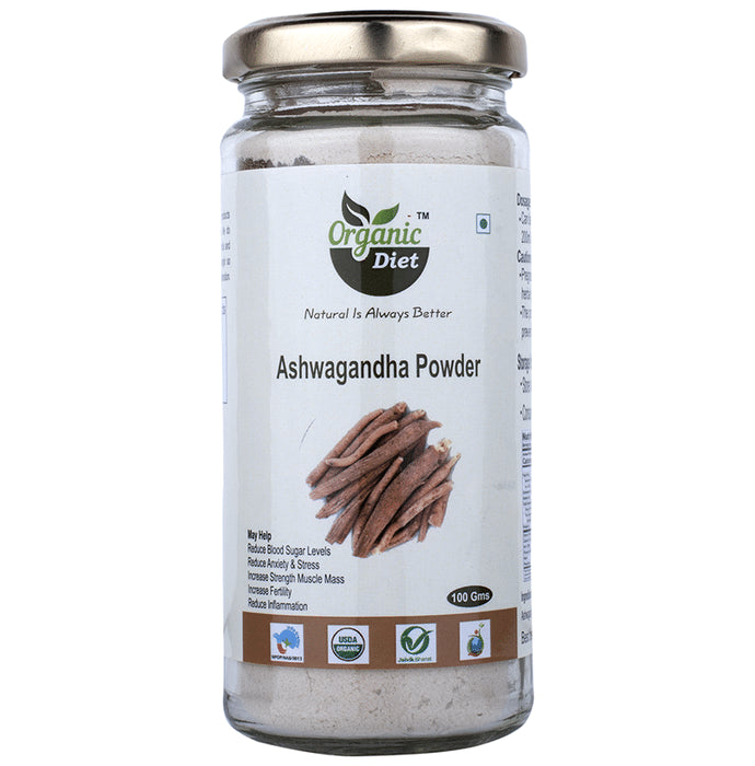 Organic Diet Ashwagandha Powder - Classic Derma