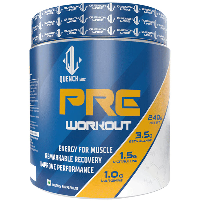 QuenchLabz Pre-Workout Powder - Classic Derma