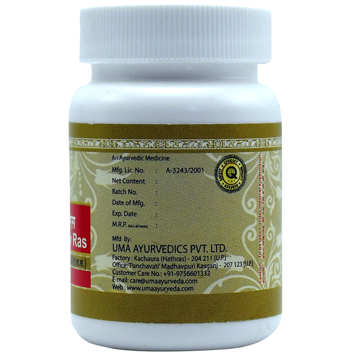 Uma Ayurveda Anand Bhairav Ras Tablet