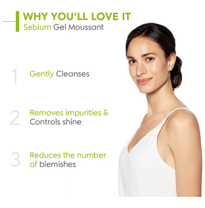 Bioderma Sebium Moussant Purifying Cleansing Foaming Gel