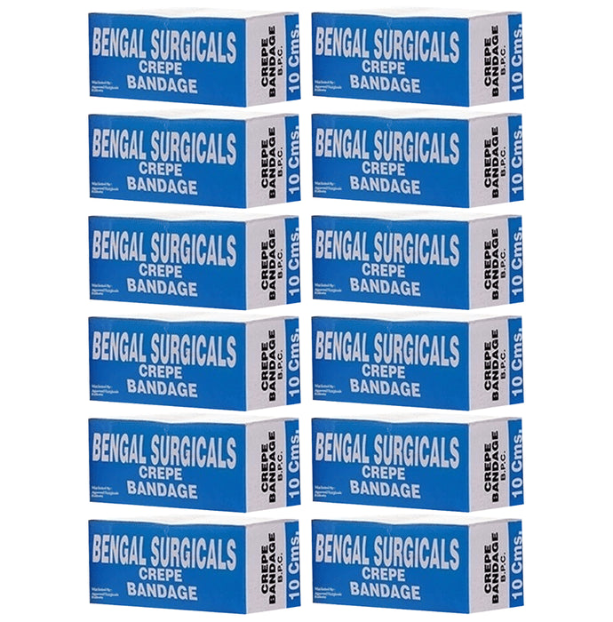 Agarwals Bengal Crepe Bandage 10cm x 4m - Classic Derma