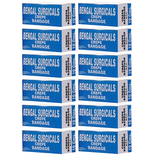 Agarwals Bengal Crepe Bandage 10cm x 4m - Classic Derma