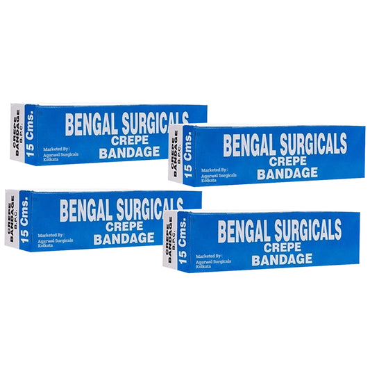 Agarwals Bengal Crepe Bandage 15cm x 4m - Classic Derma