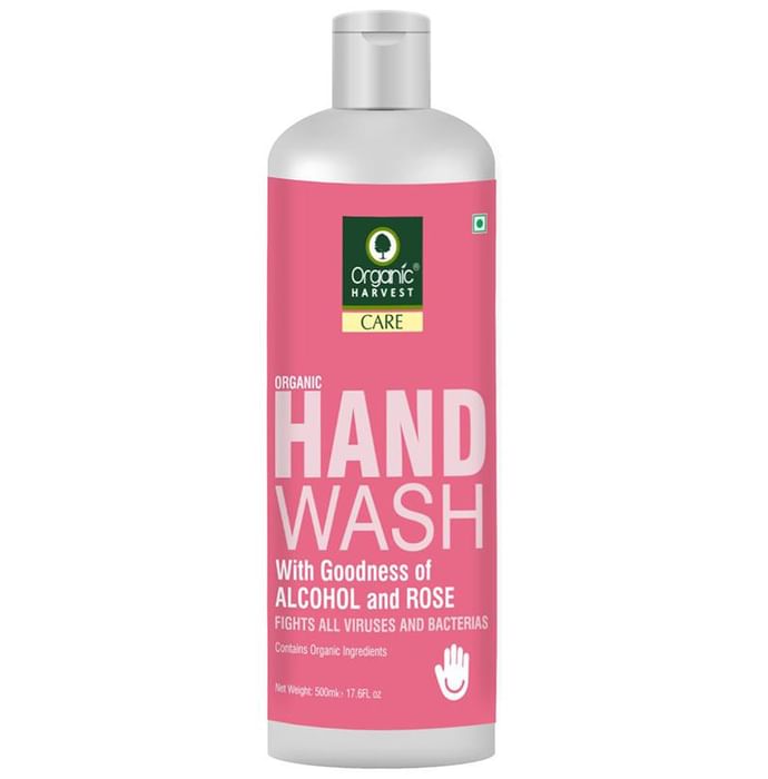 Organic Harvest Care Hand Wash Alcohol and Rose - Classic Derma