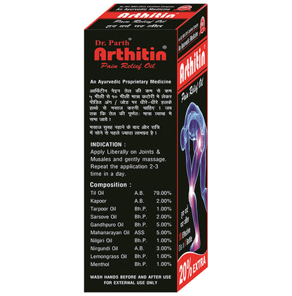Dr. Parth Arthitin Pain Relief Oil