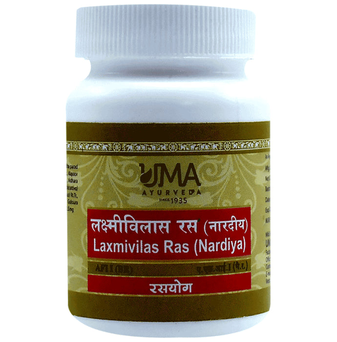 Uma Ayurveda Laxmivilas Ras (Nardiya) Tablet - Classic Derma