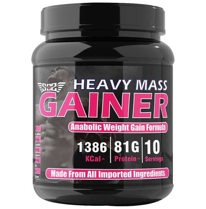 SOS Nutrition Heavy Mass Gainer Rich Strawberry - Classic Derma