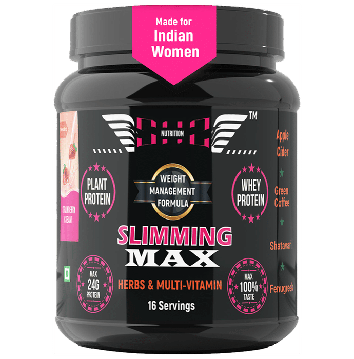 SOS Nutrition Sliming Max Herbs & Multivitamin Powder Strawberry - Classic Derma