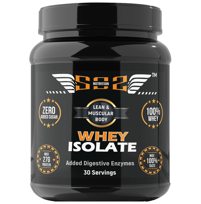 SOS Nutrition Whey Isolate Protein Powder Unflavored - Classic Derma