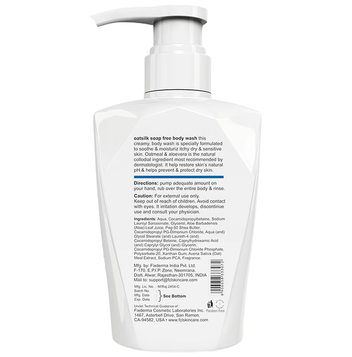 Fixderma Cosmetic Laboratories Oatsilk Soap Free Body Wash