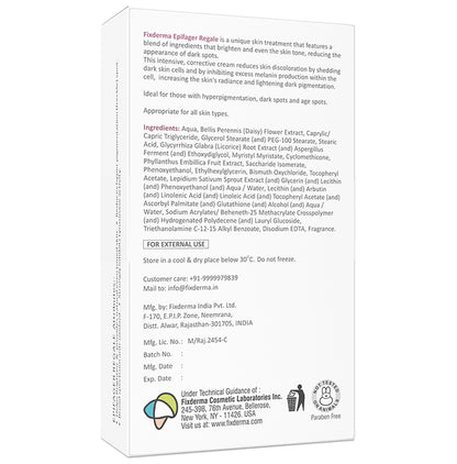 Fixderma Epifager Regale Cream