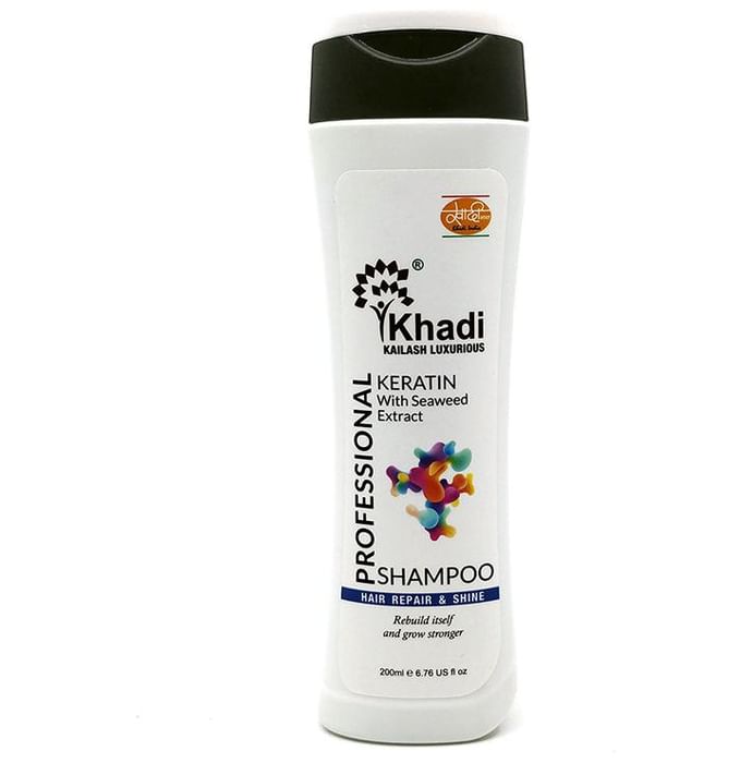 Khadi Kailash Luxurious Professional Keratin with Seaweed Extract Shampoo - Classic Derma