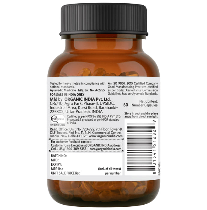 Organic India Neem Veg Capsule | Acts as Blood Purifier