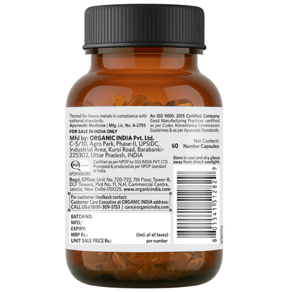Organic India Neem Veg Capsule | Acts as Blood Purifier