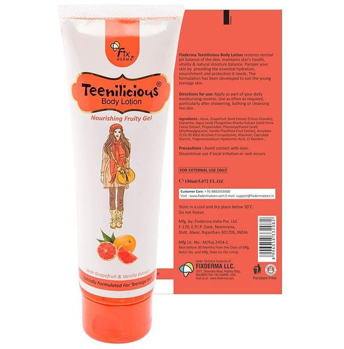 Fixderma Teenilicious Body Lotion Nourishing Fruity Gel