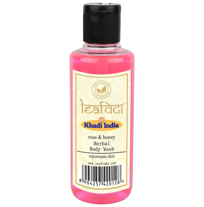 Khadi Leafveda Rose & Honey Herbal Body Wash - Classic Derma