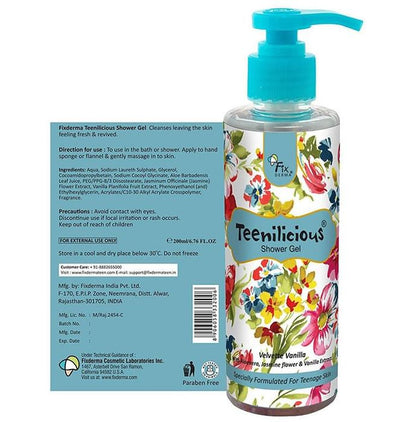 Fixderma Teenilicious Shower Gel Velvette Vanilla