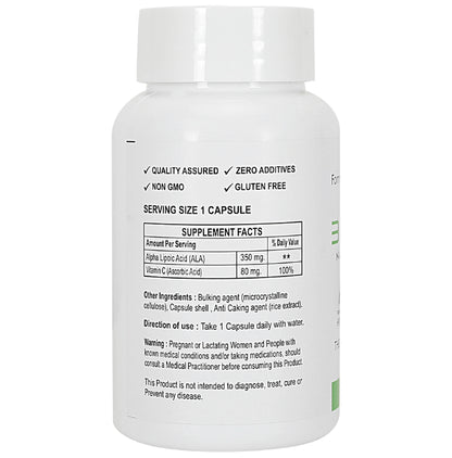 Biomaze Nutraceuticals Alpha Lipoic Acid 350mg Capsule