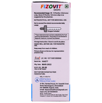 Fizovit Oral Drops