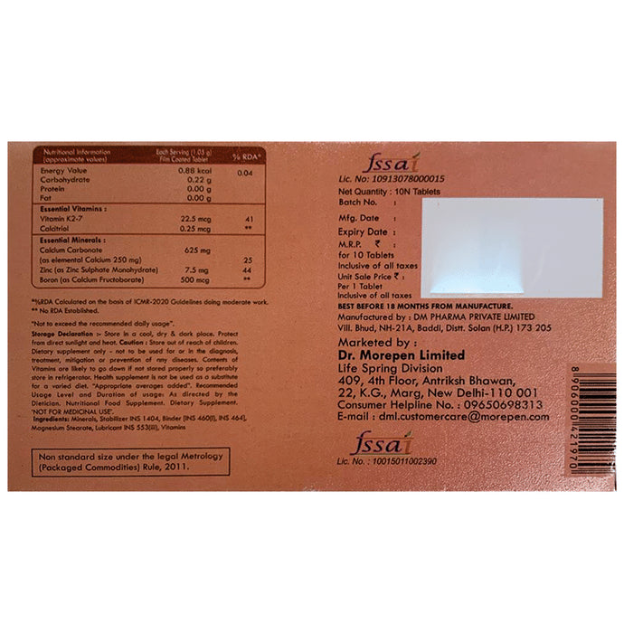 Dr. Morepen Calci Quick- K2 Tablet