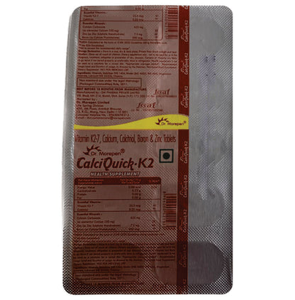 Dr. Morepen Calci Quick- K2 Tablet