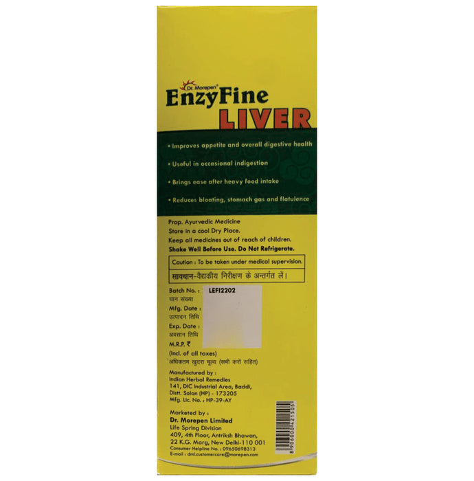 Dr. Morepen Enzyfine Liver Syrup