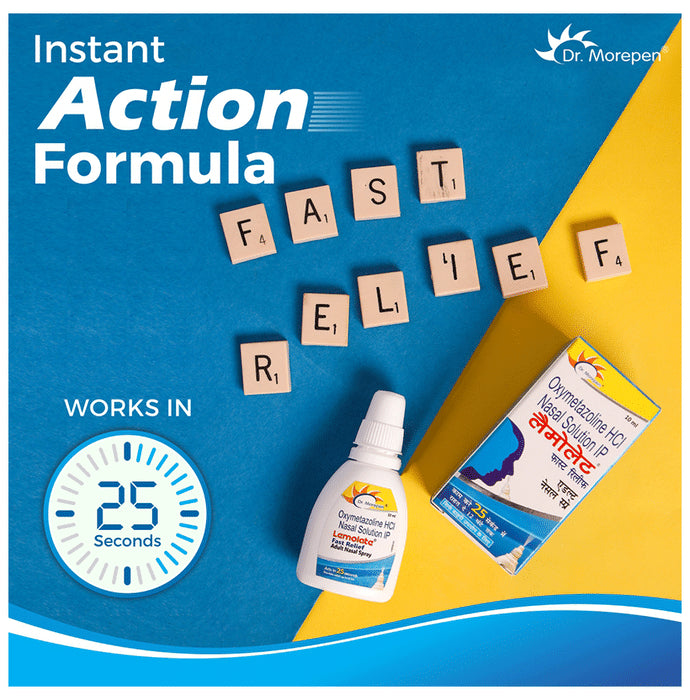 Dr. Morepen Lemolate Fast Relief Adult Nasal Spray