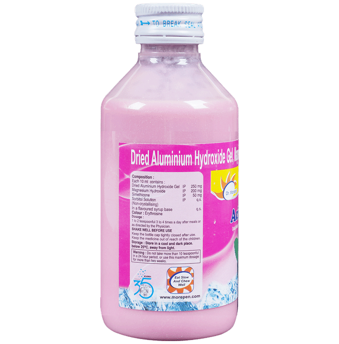 Dr. Morepen Mint Acidity-X Antacid Antigas Liquid Sugar Free