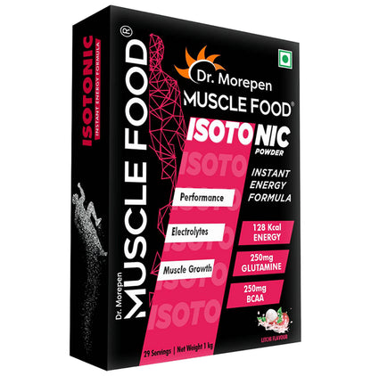 Dr. Morepen Muscle Food Isotonic Powder Litchi - Classic Derma