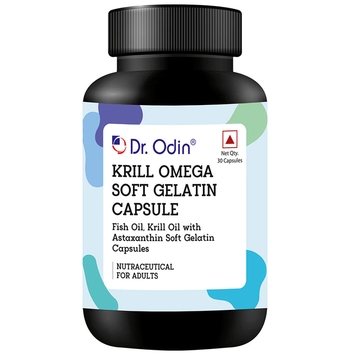 Dr. Odin Krill Omega Soft Gelatin Capsule - Classic Derma
