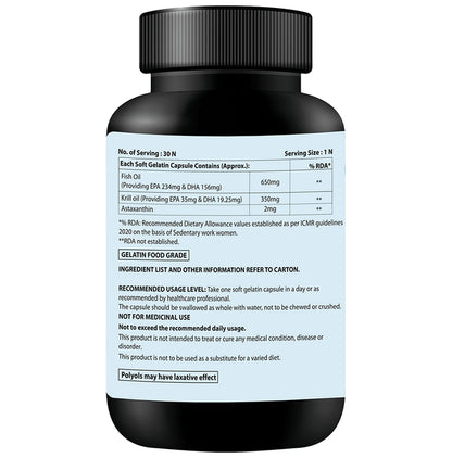 Dr. Odin Krill Omega Soft Gelatin Capsule