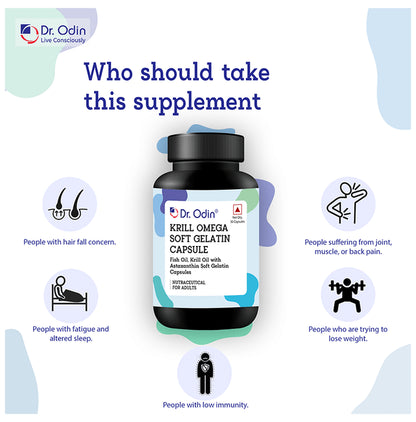 Dr. Odin Krill Omega Soft Gelatin Capsule