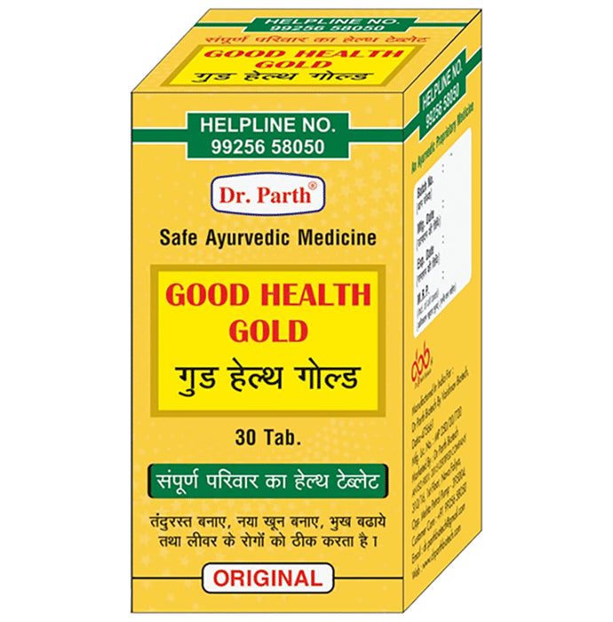 Dr. Parth Good Health Gold Tablet - Classic Derma